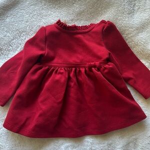 Red dress size 3-6 months